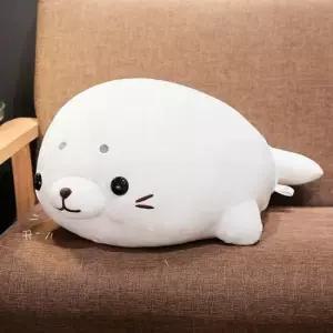 부드러운 촉감 바디필로우 인형 푹신한 쿠션 모찌 동물 물범