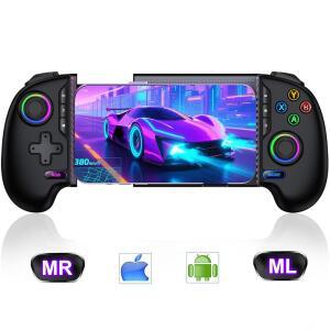 및 Android u2013 홀 이펙트 조이스틱 트리거, 프로그래머블 백 버튼, 휴대폰 케이스 지원, Steam Link, Xbox Game Pass, CODM, Roblox, Minecraft 네이티브 컨트롤러 게임용 무선 모바일 게임