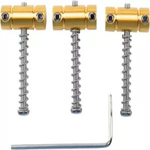 OVSAL 3팩 일렉트릭 기타 황동 새들 10.8mm 브리지 빈티지 스타일 펜더 텔레캐스터 6 스트링 교체