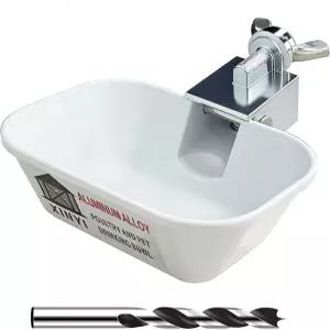XINII 2pcs 알루미늄 합금 치킨 물컵 개 고양이 토끼 페럿 햄스터 기니피그 친칠라 생쥐 쥐 염소 새