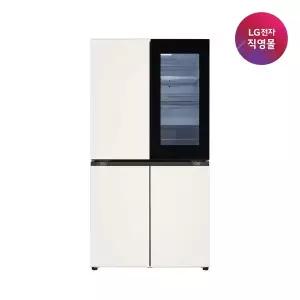 [LG][LG전자 직영] LG 디오스 AI 오브제컬렉션 노크온 냉장고 T876MEE312
