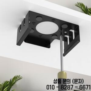 맥미니 M4/M4 프로 2024 데스크탑 컴퓨터용 책상 아래 스탠드 금속 마운트 홀더 모니터 뒤 PC 액세서리