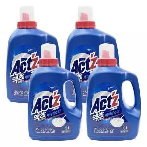 액츠 ADQ086S4 퍼펙트 베이킹소다 액체세제 3.0L 4개 -O