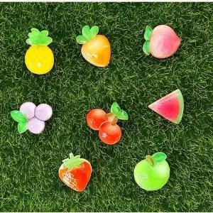 신발장식 꾸미기 PVC파츠 반투명 과일 단품 1개