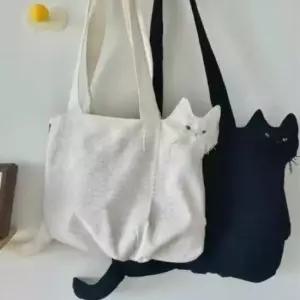 토트백 HACHANI 에코백브랜드 가방브랜드 토트에코백 캐릭터가방 여성가방추천 고양이에코백 여성토트백 백