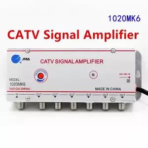 tv안테나 수신기 CATV 안테나 신호 증폭기 부스터 케이블 TV 스플리터 디지털 장비 45MHz  860MHz 220V 2