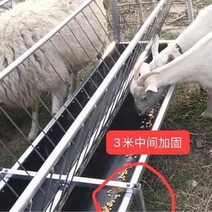 염소사료통 축사 목장 길이 01 1m 85 둥근 급식대 소여물 철제 외양간 소여물통 높이