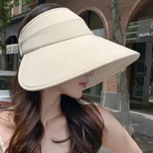 모자 돌돌이 와이드챙 쿨링 아이스 여성 자외선차단 여름 여름 썬캡 원픽