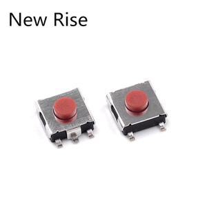 100Pcs 4Pin 빨간색 SMD 6x6mm 택트 푸시 버튼 스위치 6x6x2.5MM 마이크로 순간