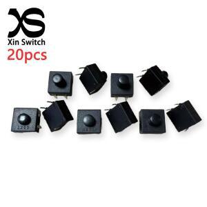 20PCS 1212-213BS 푸시 버튼 스위치 DC 30V 1A 핸들 높이 2.5/3.5/5/6/7mm 3Pin ON-ON-OFF LED 손전등