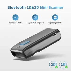 NETUM Z2 무선 QR 바코드 스캐너 및 블루투스 와이어 2D 리더 PDF417 POS 스캔용 자동 감지
