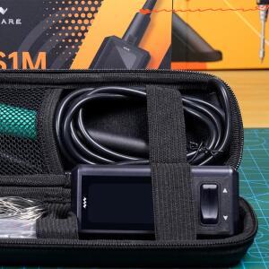 MINIWARE TS1M 미니 납땜 스테이션 PD 3.1 28V 140W 245 핸들 및 휴대용 디지털 인두와 호환 가능