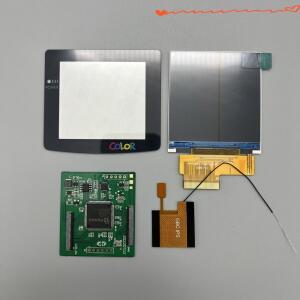 2.6인치 IPS 고휘도 LCD 스크린은 닌텐도 게임보이 컬러 GBC 적합하며 픽셀 디스플레이를 지원합니다.