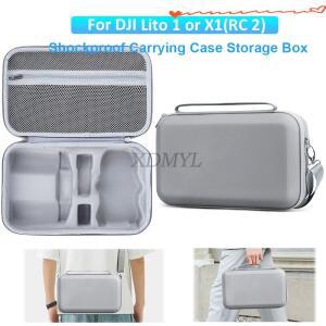DJI Lito X1 RC 2용 휴대용 보호 가방 충격 운반 케이스 보관함 어깨 크로스바디 백 드론 액세서리