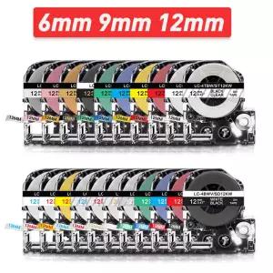 1pcs 호환 엡손 라벨 테이프 SS12KW SSW LW300 LC4WBN9 프린터 사용