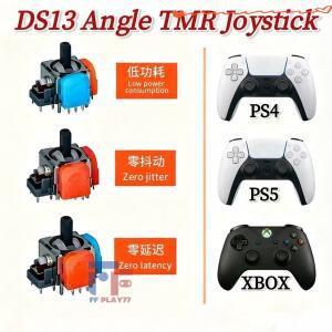50개 DS13 MAX 3D 아날로그 스틱 로커 PS5 Xbox 컨트롤러 2세대 TMR 전자기 수리용