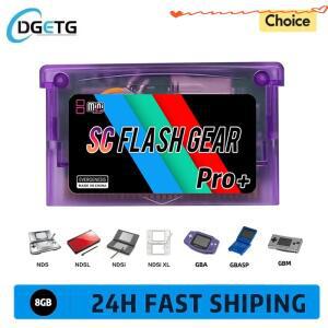 DGETG SCFW V1.5 플래시 GBA 카트리지 1000+ 레트로 게임 RTC 1M NES 호환 DS 8G TF 카드 포함)