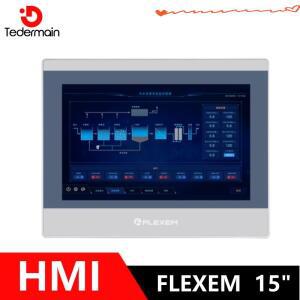 FLEXEM 산업용 터치 스크린 다양한 PLC 리모컨 이더넷 금속 케이스와 호환 가능 15 HMI FE6156H 1920x1080