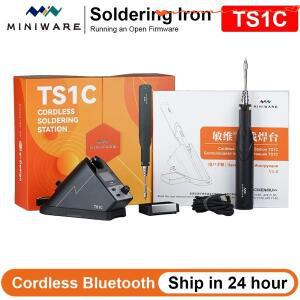 TS1C MINIWARE 무선 납땜 스테이션 45W 블루투스 4.2 고효율 슈퍼 커패시터 리워크 SMD 수리 도구 기술