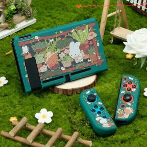 GeekShare 보호 케이스 슬림 커버 Nintendo Switch/Switch OLED Bunny 가능