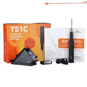 MINIWARE 무선 납땜 스테이션 TS1C 45W 블루투스 4.2 고효율 슈퍼 커패시터 리워크 SMD 수리 도구 기술