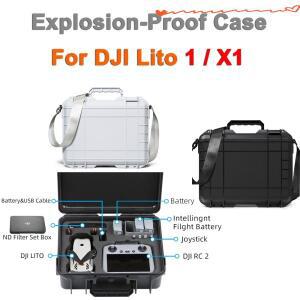 DJI Lito X1 / 방폭 안전 케이스 플라스틱 하드 쉘 박스 어깨끈이 있는 충격