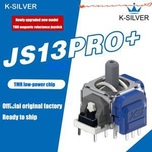 K-Silver JS13PRO＋TMR 전자기 조이스틱 교체품 PS5/EDGE 컨트롤러용 안티 드리프트 3D 아날로그 센서 로커