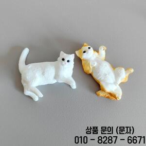 10개 재미있는 미니 고양이 동물 장식 레진 공예 피규어 작은 사이즈 분재 정원