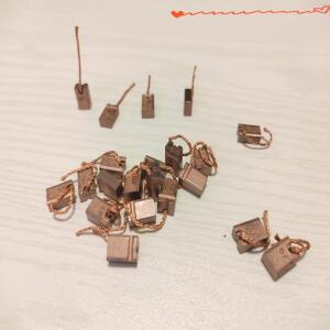 100PCS 혈액투석기 모터 구리 카본 브러쉬 흐름 펌프 탈기 5812mm