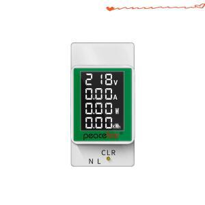 AC 디지털 디스플레이 레일 미터 50V-300V 100A 전력 에너지 전압계 소비량 측정기