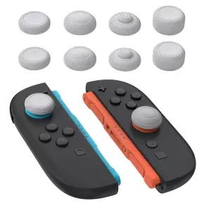 닌텐도 스위치 2용 플레이바이탈 8-in-1 프로 엄지 그립 FPS/RPG용 4개 높이(5-10mm) 조이스틱 캡 조이콘