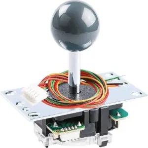 SANWA JLF-TP-8YT 오리지널 조이스틱 그레이 - 아케이드 잼마 게임 4 및 8 방향 조정 가능 캣츠 매드 SF4