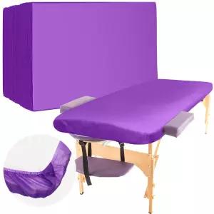 버예 50개 마사지 테이블 시트 39 x 87 인치 일회용 피팅 침대 두꺼운 스파 커버 부드러운 비직조 살롱