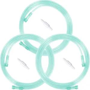 산소 튜브 - 7피트 3개의 커넥터가 있는 녹색