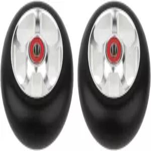 트렌디보이 2pcs/세트 알루미늄 합금 100mm 스턴트 스쿠터 휠 베어링 킥 부품 교체 액세서리 색상 실버