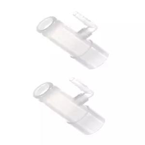 2팩 생명원 산소 농축 어댑터 커넥터 CPAP 튜브