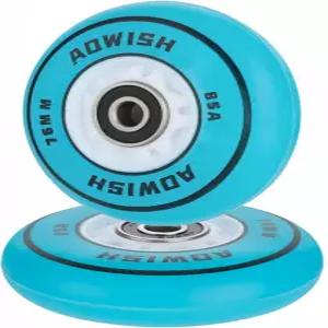 AOWISH 라이트업 76mm 85A 립서프 휠(ABEC-9 베어링 포함) 립스틱 DLX 캐스터 보드 및 디럭스 주니어