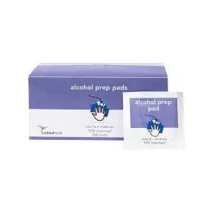 카디널 헬스 MW-APM 개별 포장 70 이소프로필 알코올 준비 패드 - 6.5 x 3cm 부직포 국소 소독제 주사용