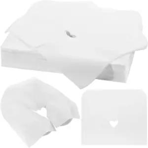 DIMEGON 500PCS 일회용 얼굴 거치대 커버 마사지 헤드레스트 침대 쿠션 스킨케어 미용실용 전문 의자