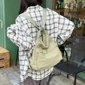 여성용 일상 캐주얼 숄더백 조리 수납 백팩 가방 캐주얼백팩 여성백팩 여성숄더겸백팩