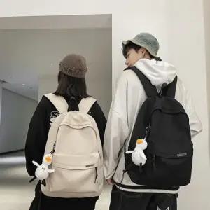 탄탄 원단 캐주얼 스타일 데일리웨어 학생백팩 캐쥬얼백팩 백팩키링세트 대학생백팩