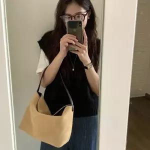 여성용 스웨이드 심플 경량 토트 숄더 크로스백 봄가방 심플한가방 여름가방 스웨이드백