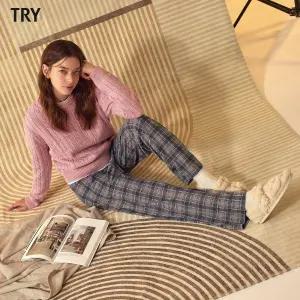 [TRY] TRY 피치기모 파자마 팬츠 3종(여성)