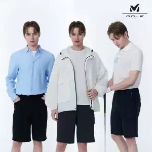[밀레골프] 25SS 밀레골프 남성 하프팬츠 3종세트
