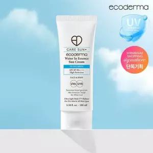 [에코더마] (단품) 에코더마 워터 에센스 선크림 100ml (특대용량)