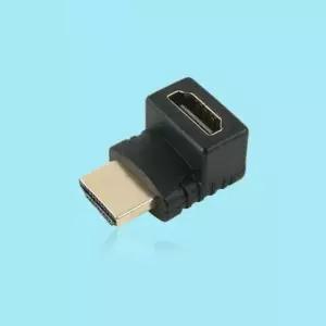 dvi케이블 HDMI 젠더 연장 M - F 꺾임형 상향 90도