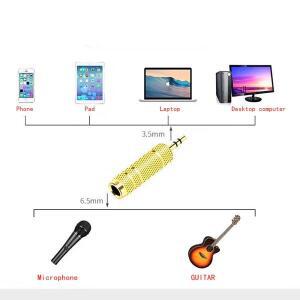 6.5mm 남성 - 헤드폰 어댑터 여성  잭 변환기 오디오 플러그 간편한 설치 금도금 공정