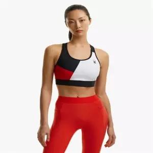 스파이더 SPHPCNBR252WOWH 스포츠 운동브라 여성 트레이닝 컬러 블록 브라탑 3444667