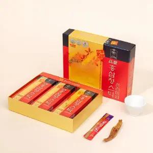 진웰스 홍삼정스틱 프리미엄 12g x 30포 국내산 6년근 발효 홍삼액 부모님 건강 선물세트 감사 홍삼 선물
