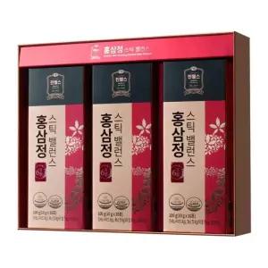 진웰스 홍삼정스틱밸런스 10g x 30포 국내산 6년근 발효 홍삼액 홍삼 부모님 건강 선물세트 감사 선물